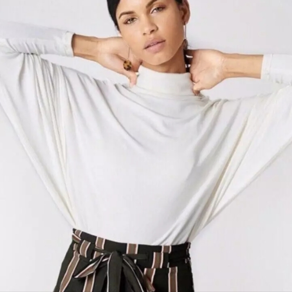We the Free Alameda Dolman Rib Turtleneck Top